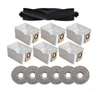 Para DREAME L10s Ultra Robot Kit de accesorios de aspiradora | Con cepillo principal, paños de fregona y bolsas de polvo | Para Xiaomi X10+ | Kit de madera dura y alfombras (B)