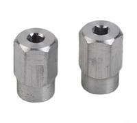 Para DREMEL para tapa de eje FLEX para 225, tuerca de transmisión de aluminio 2610916116 Adaptador de repuesto para herramienta giratoria de fijación de eje flexible (2 piezas)