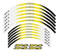 para DRZ250 DR Z DRZ 250 2001 2002 2003 2004 2005 2006 2007 Accesorios De Motocicleta Pegatinas Calcomanías para Llantas Cubo Rueda Franja Reflectante