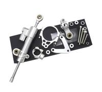 para Ducati 848 2008 2009 2010 Kit De Montaje De Soporte Estabilizador De Dirección De Aluminio CNC con Amortiguador Ajustable para Motocicleta Amortiguador de dirección(Set 1)