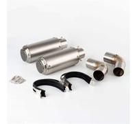 para Ducati 950 Escape Hypermotard Doble Silenciador Tubo De Enlace Slip On SP 2019-2024