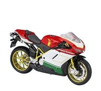 Para Ducati Monster 1200S, 1098S, 1:18 Locomotora modelo de motocicleta roja Adornos de coche simulados Colección conmemorativa regalo de decoración de pasteles(1098s)