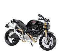 Para Ducati Monster 696 1:12 Modelo De Motocicleta A Gran Escala Tanque De Combustible De Metal Fundido A Presión Réplica Realista Regalo Pieza De Exhibición(Black)