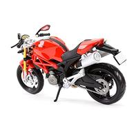Para Ducati Monster 696 1:12 Rojo Negro Escala Diecast Vehículo Modelo Motocicleta Coleccionismo Hobby Motocicleta Modelos Regalos No Juguetes(Monster 696 Red)