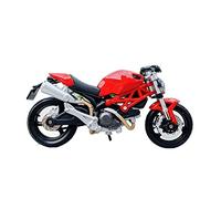 Para Ducati Monster 696 1:18, Modelo De Motocicleta, Adornos De Locomotora, Decoración De Pasteles, Réplica De Vehículo Rojo, Colección De Pasatiempo