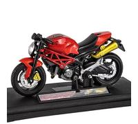 Para Ducati Monster 795, 1: 18 Modelo De Motocicleta Escultura En Miniatura De Mini Bicicleta Coleccionar Adornos Regalo Decoración(Red)