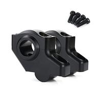 para Ducati para Monster 695 2006 2007 2008 para Monster 750 800 900 1000 Elevadores Manillar Motocicleta Barra Montaje Elevador Extensión hacia Atrás Movido (Color : Matte Black)