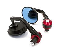 Para DUCATI Para Monster 696 2 Unids/par Espejo motocicleta 7/8 "espejos Traseros Extremo Barra Redonda Espejo Retrovisor De motocicleta Scooters(5)