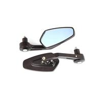 Para Ducati Para Monster 696 797 821 22mm Extremo Manillar Motocicleta Espejo Retrovisor De Aluminio Espejos laterales motocicleta(Negro)