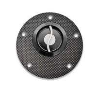 Para DUCATI Para PANIGALE V4 SR SP 2018-2025 V2 2020-2025 Con Llave Y Cerradura Tapón Del Depósito Gasolina Tapa Llenado Combustible Tapa tanque combustible motocicleta(Plata S)
