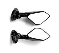 Para Ducati | Para Series Para Monster Y GT | Para Hypermotard | Espejos Retrovisores Laterales Universales De Aluminio Con Cristal Azul(Black)