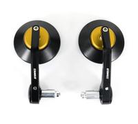Para Ducati SCRAMBLER 800 2015-2018 Scrambler 1200 Retrovisor Para Motocicleta Espejos Laterales Manillar Finales(Gold)