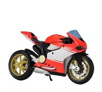 Para Ducati Scrambler ， Monster 1200S，1:18 Modelo De Motocicleta De Pequeño Tamaño Escultura Realista De Bicicleta Coleccionar Regalos De San Valentín Adornos(1199 Superleggra)