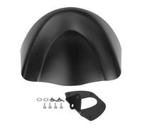 para Dyna para Fat para Bob para Fxd para Fxdf 2006-2017 Cubierta De Carenado Presa Aire Alerón Delantero Barbilla Motocicleta Moto Carenado(Negro Brillante)