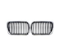 Para E36 Para 3-series Para 318i Para 320i 1997 1998 1999 Auto Styling Dropshipping Front Silver Wide Kidney Sport Grille Grill Rejillas Radiador Parachoques Coche