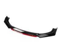 para E46 E82 E83 E84 E85 E90 Parachoques Delantero Alerón Barbilla Automático Divisor Difusor Kits Carrocería Moldura Protección Alerón Deflector Aire(Black Red)