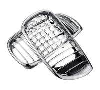 Para E46 Sedán 4 Puertas Serie 3 2002-2005 320i 325Xi 330Xi Parrilla Central Delantera Cromada De Riñón En El Capó Accesorios Para Coche(All Chrome)