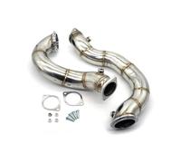 Para E82 E88 E90 E91 E92 E93 135i 335i 335is 1M N54 2007-2013 RHD LHD Tubo De Escape De Acero Inoxidable De 3 Pulgadas N54 MNGNCBXWK