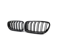 Para E90 E91 Serie 3 LCi 320i 325i 330i 2009 2010 2011 Parachoques Delantero Coche Rejilla Carreras Riñón 1 Par Deporte Doble Listón Parrilla parachoques delantero