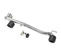 Para E90 E92 318i 320i 325i MP MT Kit De Carrocería En 2006-2016 Silenciador De Escape Doble De Fibra De Carbono Y Acero Inoxidable Para Coche(Fibra de carbon)
