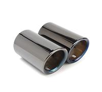 Para E90 E92 325 328i Serie 3, Tubo De Escape Trasero Para Coche, Tubos De Punta De Escape, Titanio, Negro, Acero Inoxidable, 1 Par, 2006-2010