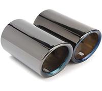 Para E90 E92 325i 328i 2006-2010 Coche Tapas Escape 1 Par 68 58mm Tubos La Cola Acero Inoxidable Silbato Coche Escape Tubo Silenciador