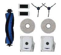 Para Ecovacs Max Pro aspiradora barredora de piso kit de repuesto con cepillo principal cepillo lateral filtro bolsa polvo conjunto 9 unids