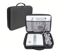 Para ECOVACS para Mini y para WINBOT Bolsa de almacenamiento, organizador portátil EVA, con asa, a prueba de golpes y arañazos, 35 x 25,5 x 8,5 cm, para accesorios de robot de limpieza de vidrio
