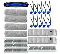 Para ECOVACS T80 T80 forOMNI Juego de accesorios para aspiradora con rodillos de cepillo principal, cepillos laterales, filtros bolsas de polvo para una limpieza eficaz (35 piezas)
