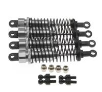 para Ecx Barrage Temper para Rgt 136100 Ftx para Outback 1-10 1-12 1-18 4 Piezas Aleación Amortiguadores Delanteros Y Traseros Amortiguador Ajustable RC