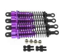 para Ecx Barrage Temper para Rgt 136100 Ftx para Outback 1-10 1-12 1-18 4 Piezas Aleación Amortiguadores Delanteros Y Traseros Amortiguador Ajustable RC
