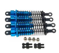 para Ecx Barrage Temper para Rgt 136100 Ftx para Outback 1-10 1-12 1-18 4 Piezas Aleación Amortiguadores Delanteros Y Traseros Amortiguador Ajustable RC