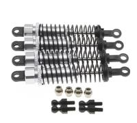 para Ecx Barrage Temper para Rgt 136100 Ftx para Outback 1-10 1-12 1-18 4 Piezas Aleación Amortiguadores Delanteros Y Traseros Amortiguador Ajustable RC