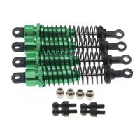 para Ecx Barrage Temper para Rgt 136100 Ftx para Outback 1-10 1-12 1-18 4 Piezas Aleación Amortiguadores Delanteros Y Traseros Amortiguador Ajustable RC