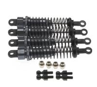 para Ecx Barrage Temper para Rgt 136100 Ftx para Outback 1-10 1-12 1-18 4 Piezas Aleación Amortiguadores Delanteros Y Traseros Amortiguador Ajustable RC
