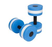 para ejercicio en la piscina, para fitness, flotantes de espuma, ejercicio multifuncionales (Azul y blanco)