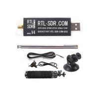 Para el Blog RTL-SDR V4 R860 RTL2832U 1PPM TCXO Polarizado Tee SMA Kit de Radio Definida por Software con Antena Dipolo