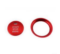 Para el botón del motor de aluminio rojo de alta calidad, anillo decorativo para Mazda 3 Axela Cx-3 Cx-4, así como para la parte interior del vehículo Cx-5