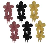 para El Cabello Que Realzan El Volumen 6 Piezas Pasadores para El Cabello con Flores de Cocodrilo para El Cabello de Mujer Juego de para El Cabello