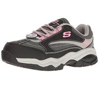 para el calzado de trabajo Work Bisco Mujer, Negro / Gris, 6.5 M US