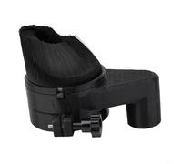 Para el cepillo del CNC para la máquina de grabado 52 sobre 65/80m m Ro Collector Cubierta que tiene 37mm Puerto de vacío Husillo Nylon extraíble para el polvo del CNC (80mm)