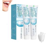 Para el conjunto de pastas de dientes de blanqueamiento de Scoban, el blanqueamiento de los dientes de Scoban con bicarbonato de sodio, poderosa fórmula de Scoban para una sonrisa más (2pcs)