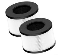 Para el filtro de repuesto True HEPA Slevoo BS03, sistema de 3 etapas captura partículas transportadas por el aire para mejorar el aire interior