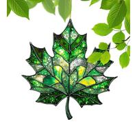 para el jardín - de | Cristales Colgantes, Colgante artístico de Ventana atrapasuños de Hojas de Arce otoñales 2D, Decorativos de Arte de Pared - para B