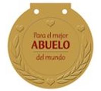 para el mejor abuelo del mundo: medallas