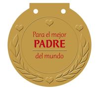 Para el mejor PADRE del mundo: ¡Una medalla para alguien muy especial! (Castellano - ADULTOS - LIBROS SINGULARES - Medallas)
