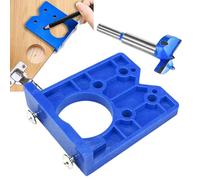 para el montaje de las bisagras, posicionador para instalación de herrajes de puertas, herramienta auxiliar para perforar bisagras | para muebles, cajones, uso doméstico, construcción