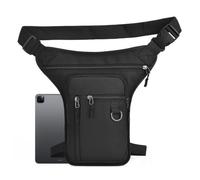 para el muslo | Mochila sobre Pierna de Cadera Accesorios de Bicicleta | Accesorios de Moto con Cinturón Ajustable para Botella de Agua Llave Impermeable Teléfono Móvil, Negro, se