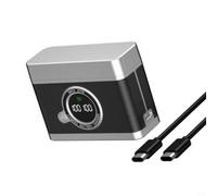 Para el soporte de viaje de cuero plástico de la caja de carga de la | Soporte de carga de viaje Protector de polvo compatible con Nikon D5300 D3200 D5200 para D5600 D3100 D5100 (negro)