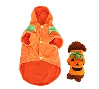 para el Terciopelo despido para Traje de Mascotas, transfiguración de Calabaza Divertida, Cosplay de la Fiesta de Halloween, para s y Gatos (S)
